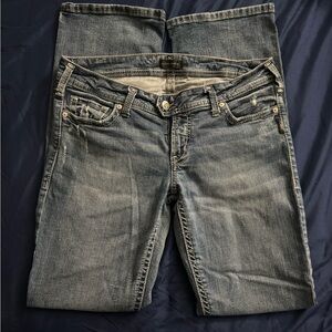 Womens Tuesday boot cut Silver Jeans size 32/33 brand new worn once